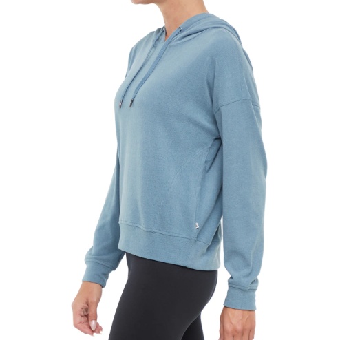 product-Hood With Functional Drawstring Soft-brushed Double Knit Peached Finish Dropped Shoulder Lon