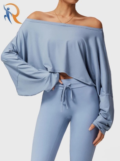 Off Shoulder Dolman Long Sleeves