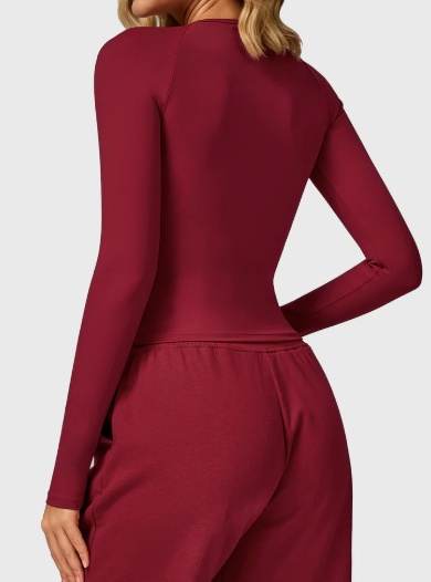 product-Sculpted Long Sleeves Top-Ruiteng-img