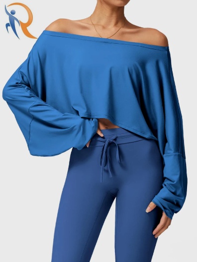 Alison Off Shoulder Dolman Long Sleeves