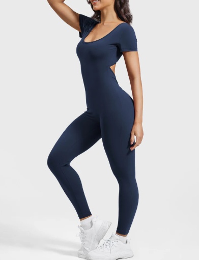 product-Ruiteng-Lizvette Short Sleeves Jumpsuit-img