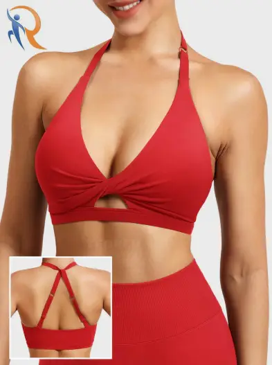 Twist Front Sports Bra