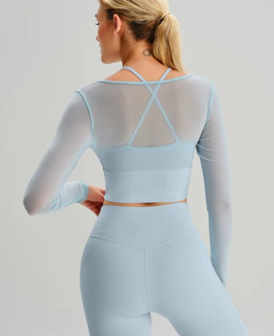 product-Ruiteng-Light Blue Cut Out Long Sleeve Top-Light Support-img