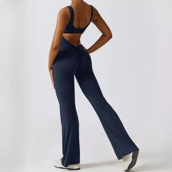 product-Women’s All-Season Yoga Jumpsuit: One-Piece Fitness Dance Bodysuit-Ruiteng-img