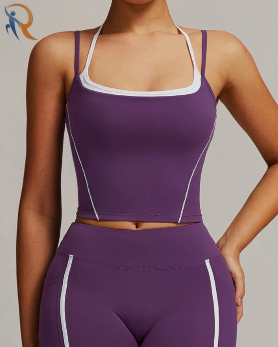JOCASTA CROP TOP - PURPLE
