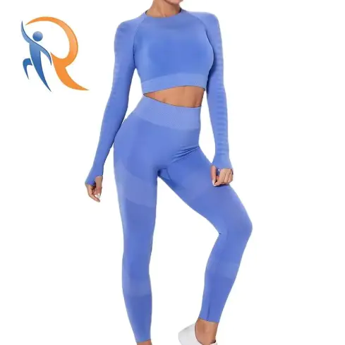 Elastic Back Yoga Set Women's Pants Bra High Waist Lifted Buttocks Fitness Yoga Set Breathable