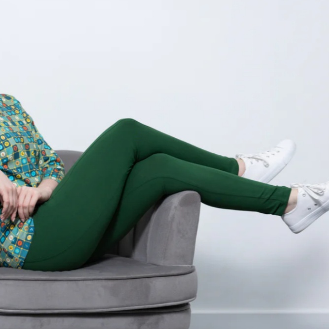 product-Chlorophyll Green Adults Leggings with Pockets-Ruiteng-img