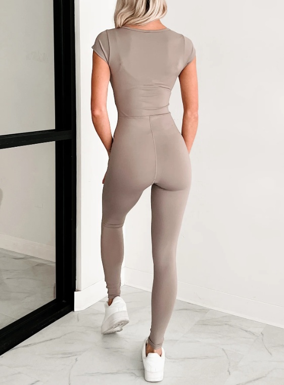 product-Ruiteng-Mountain Path Cap Sleeve Stretchy Catsuit-img