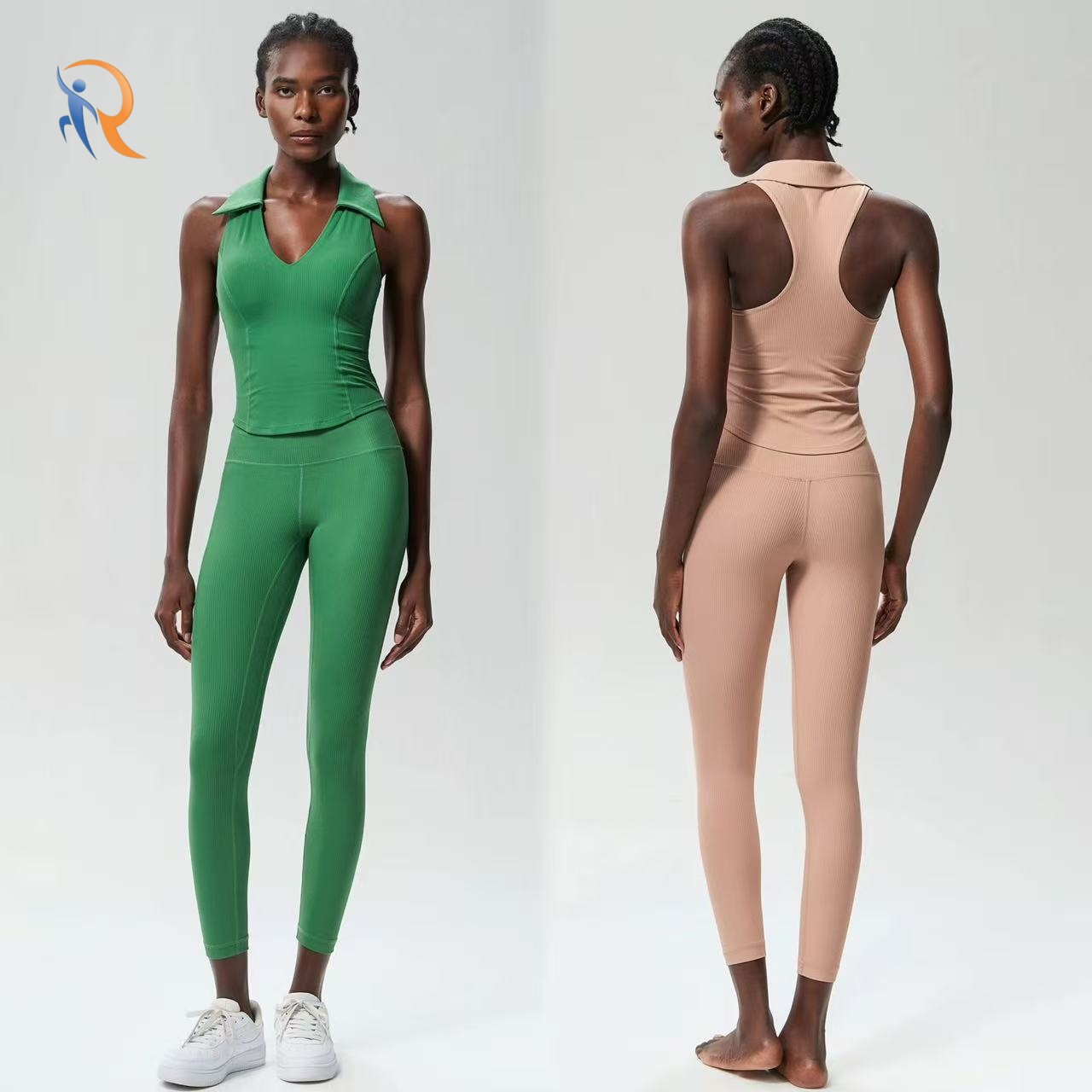 Notch Lapel Quick-Drying Fitted Fitness Suit