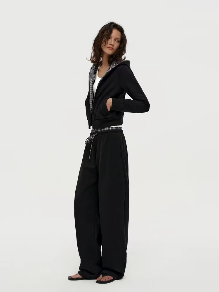 product-Checkered patchwork sportswear-Ruiteng-img