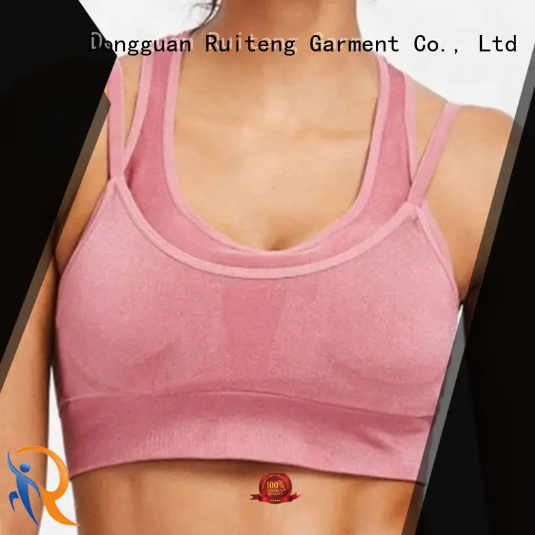 Ruiteng stretchy exercise bra for indoor