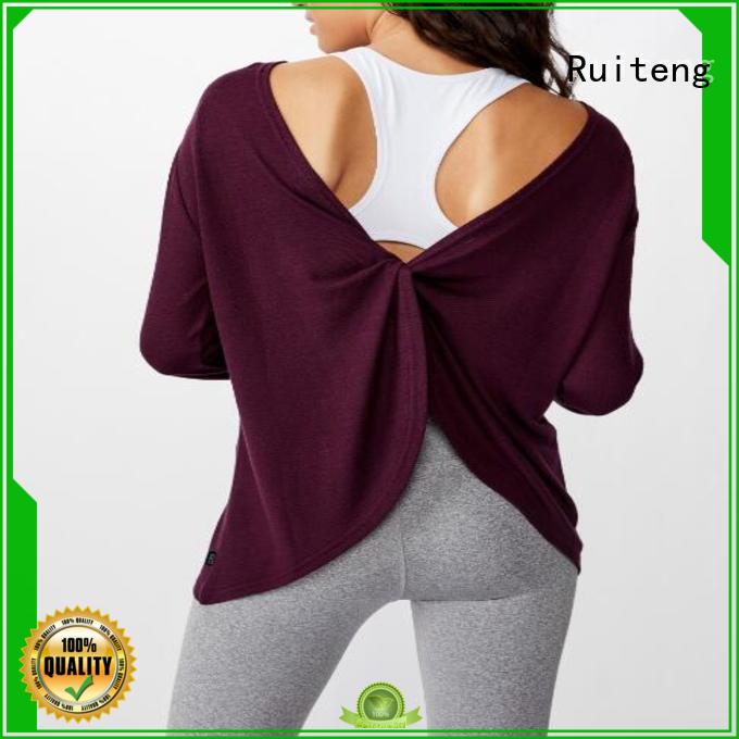 Ruiteng workout shirts for women for running