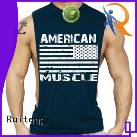 Ruiteng apparel tank shirt with good price for walk