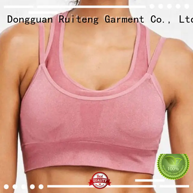 color solid quality good sports bras Ruiteng Brand