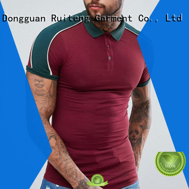 Ruiteng Brand shirt button polo t shirt online