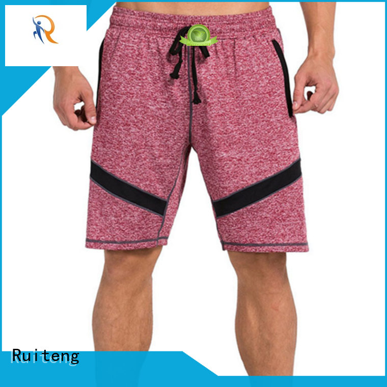 Custom slim long boys compression shorts Ruiteng drawstring