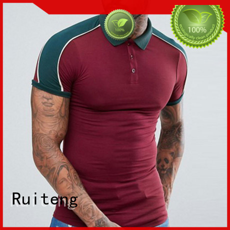 men polo shirts button for sports Ruiteng