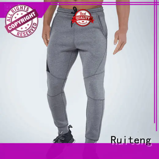 contrast Custom color slim joggers sweatpants Ruiteng