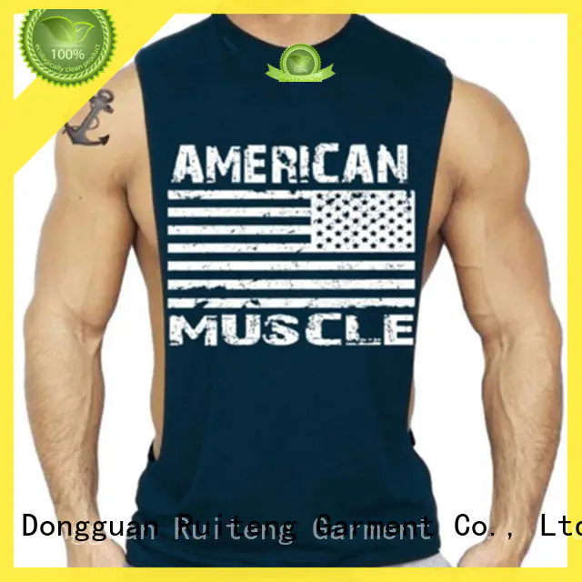 Ruiteng quickdrying mens muscle tank tops for outdoor