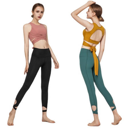 Wholesale Seamless Gym Fitness Vest Legging Sports Women Yoga Suit
