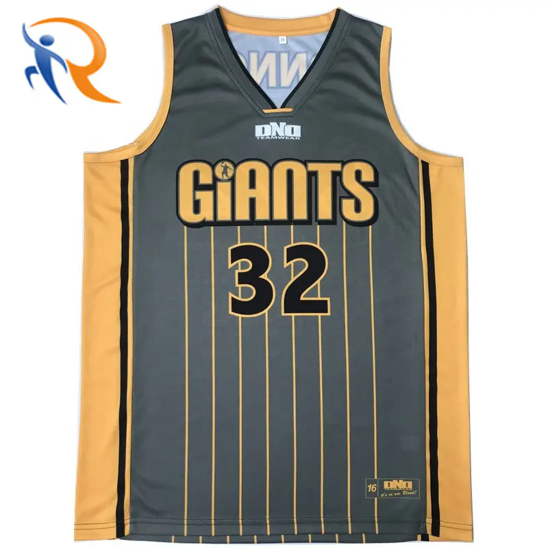Best Blank Reversible Sublimazione Basketball Jersey Singlet with Numbers