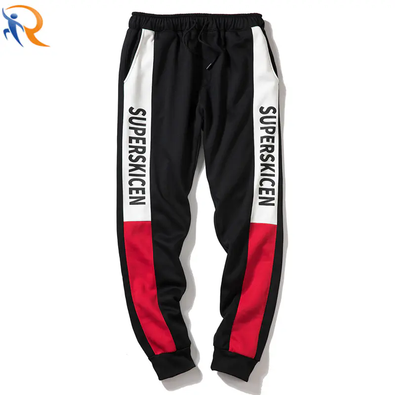 Mens Polyester Jogger for Gym Training Fitness and Black Sweatpants Jogger Pants
