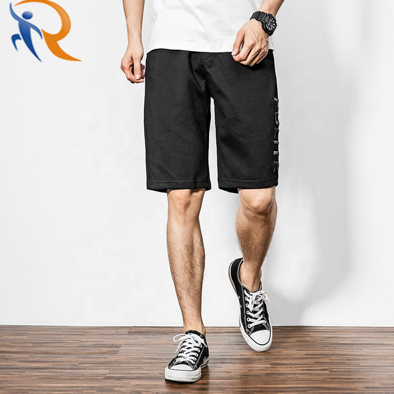 Wholesale Embroidery Custom sweat shorts Casual cotton shorts Mens Fashion Joggers Cotton Embroidered Loose Sweat Shorts Man