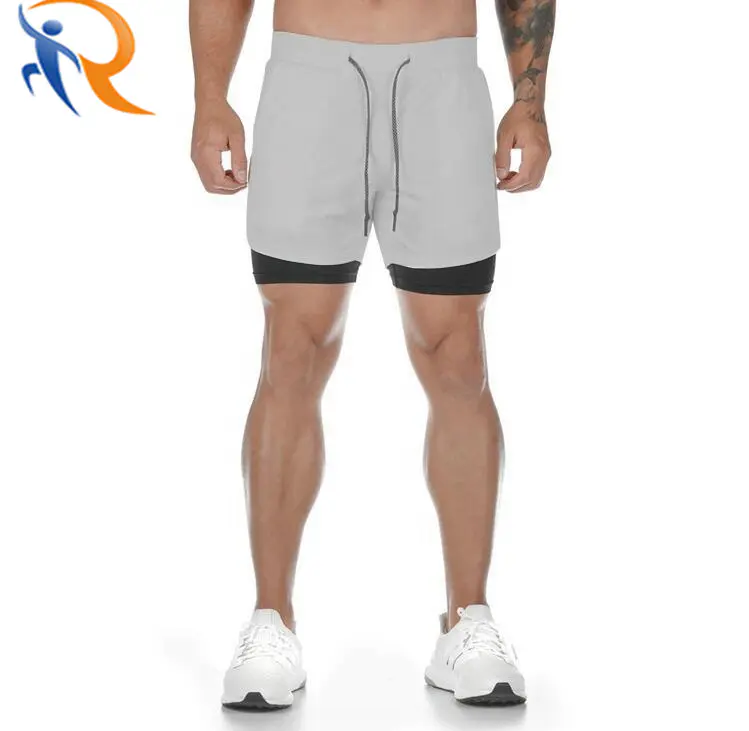 Running Trouser Quick Dry Moisture Wicking Gym Athletic Workout Shorts Pant for Men with Phone Pockets