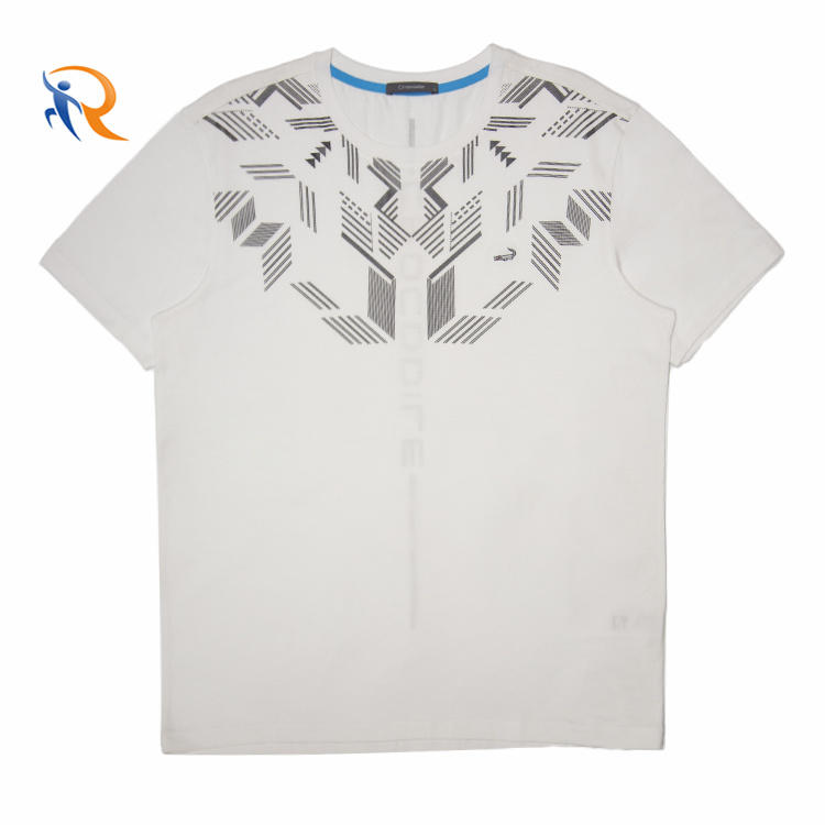 Wholesale Designer T shirt Printing Double Mercerized Cotton Tshirt