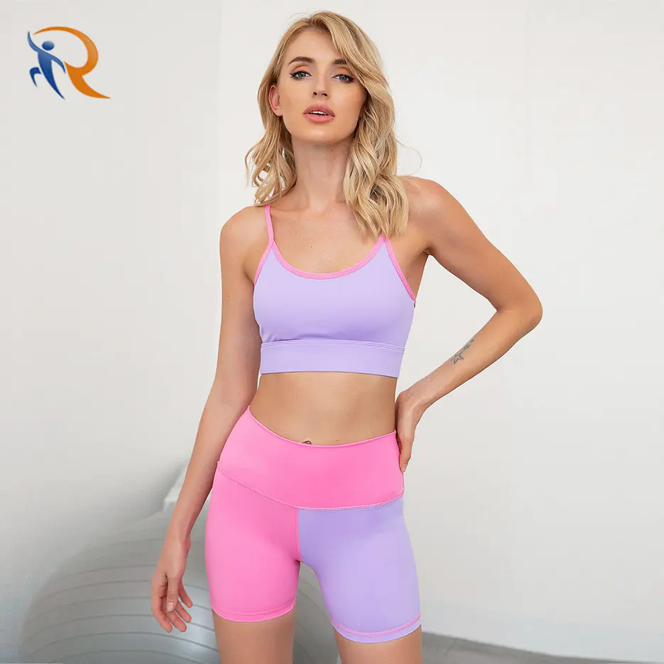 2021 New Colour Gym Clothing Activewear Yoga Sets For Women Yoga Suit Seamless