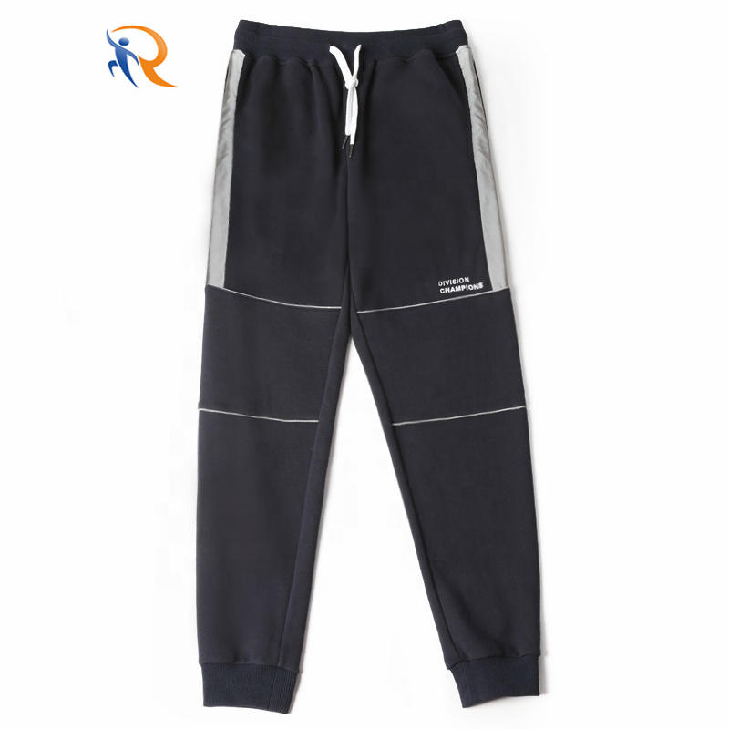 French terry sweat pants mens loose OEM Men′s Sport Cotton Custom Casual Embroidered Joggers Printed Logo Men Joggers