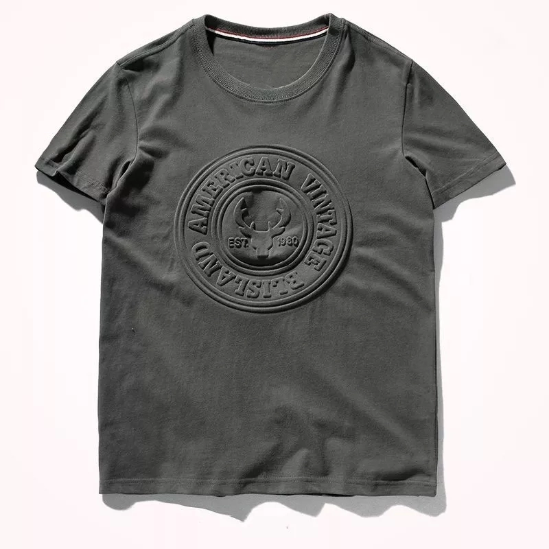 product-Summer Mens Quality T shirt Fashion 3d Printing Embossed Spandex Mens T-shirts-Ruiteng-img