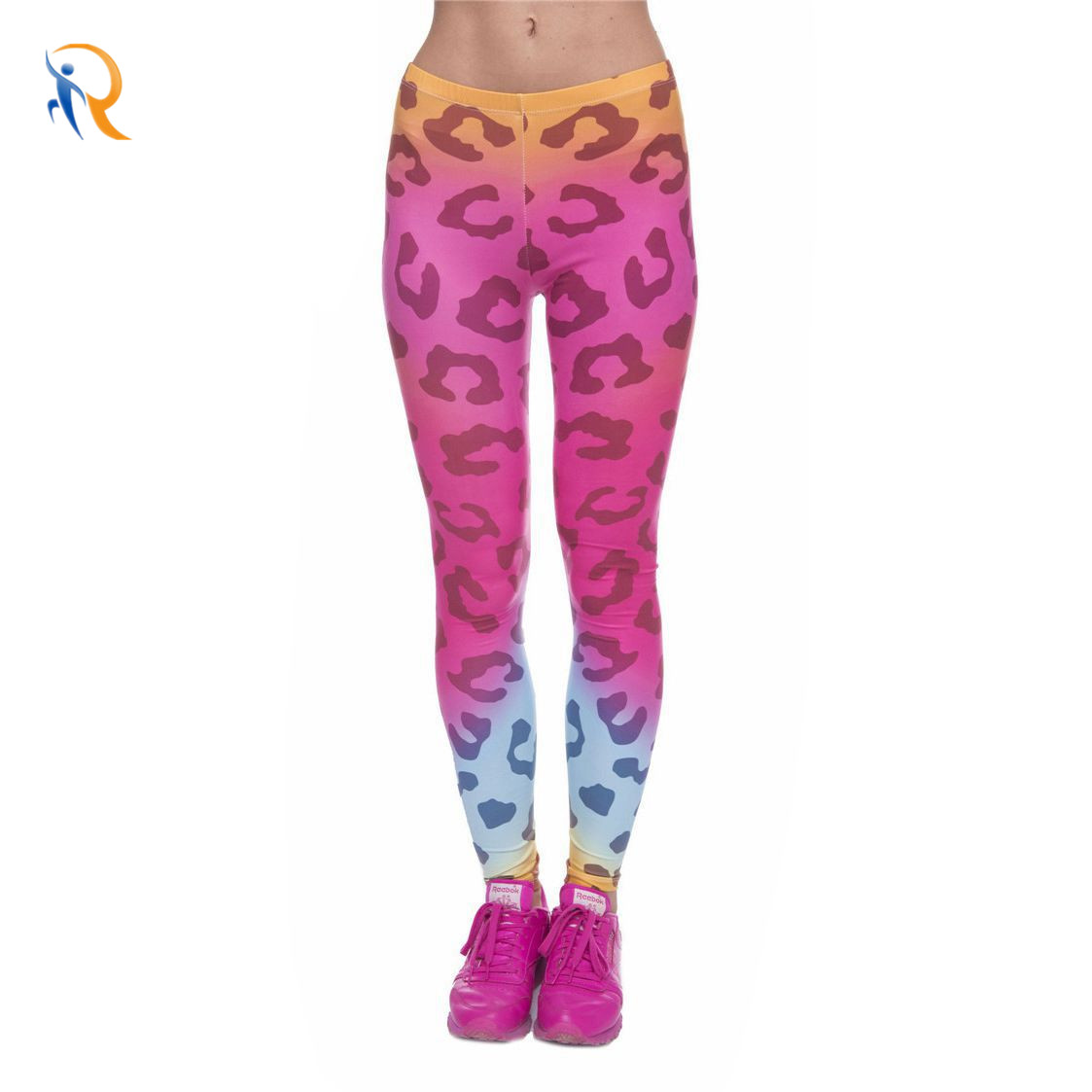 product-Ruiteng-Printed Cropped Trousers Low Waist Sports Plus Size Leggings Women-img