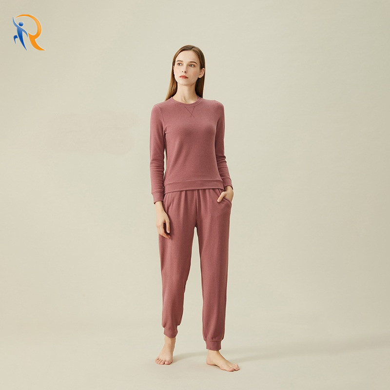 product-Autumn And Winter Womens Lounge Wear Warmth Home Clothes Night Wear Pajama Set JKT-269-Ruite