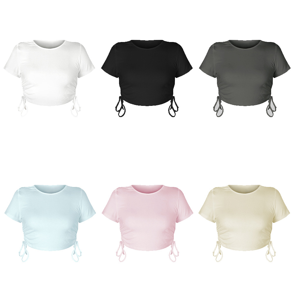 product-Ruiteng-Womens Trendy Wear Solid Color Cropped T-Shirt-img
