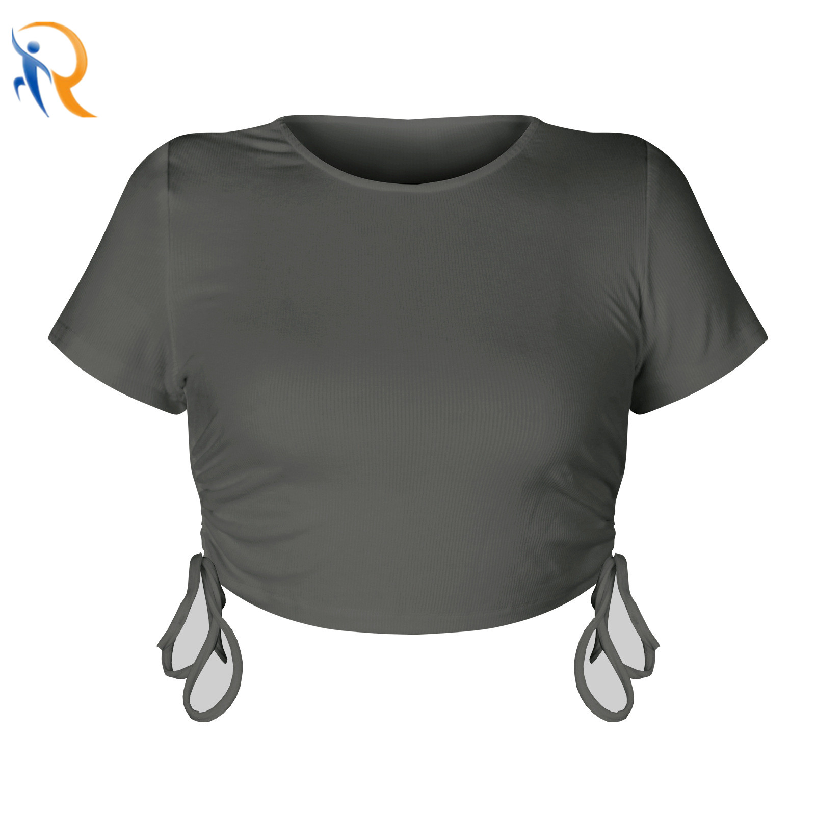 product-Womens Trendy Wear Solid Color Cropped T-Shirt-Ruiteng-img