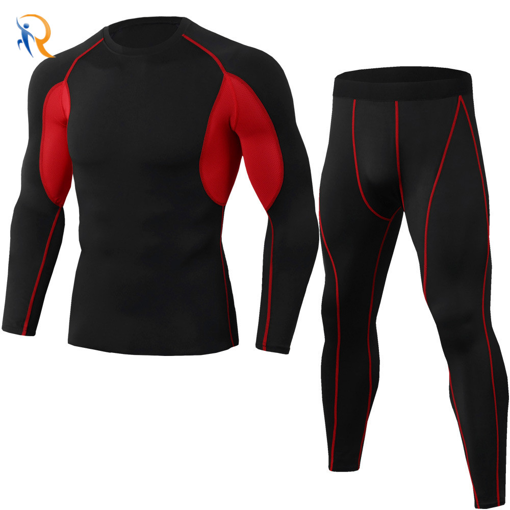 product-Ruiteng-Best Mens Quick Dry Breathable Wear Mens Tight Wear Compression Wear Set Factory Pri