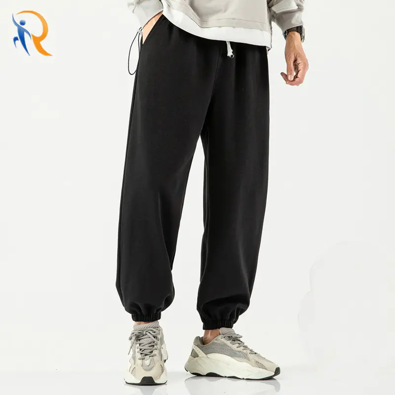 Cotton Made Mens Comfy Loose Style Sportswear Gym Wear Runing Sweat Pants