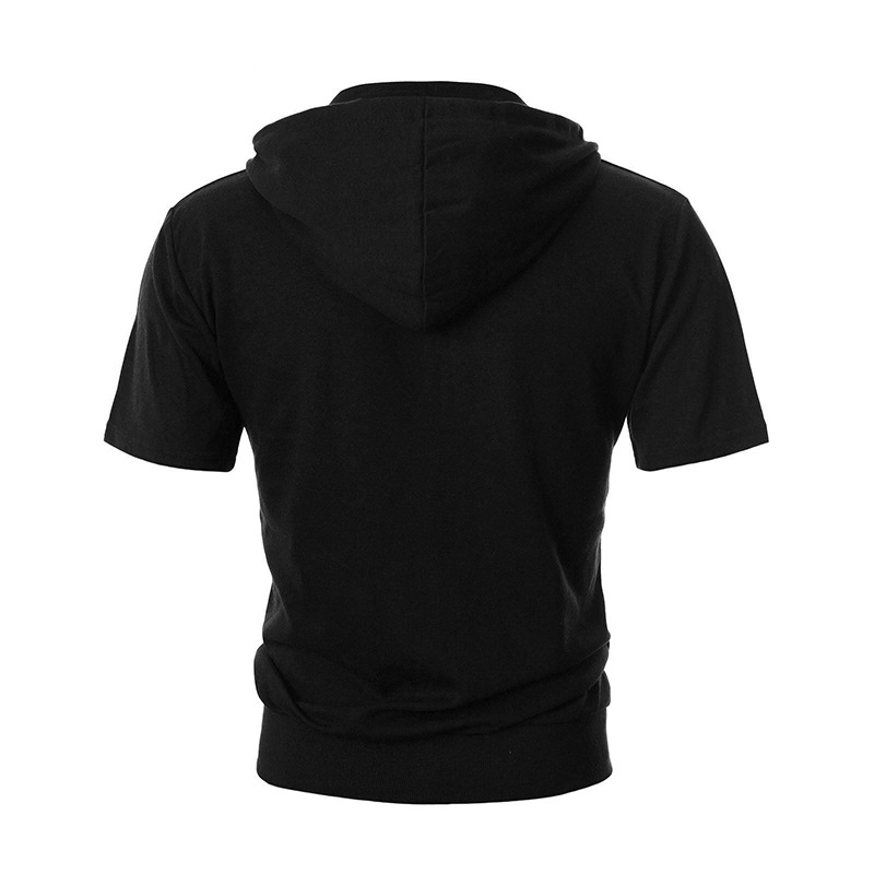 product-Ruiteng-Men′s Sweater Short Sleeve Hooded Sweater Men′s Hoodie Sweater-img