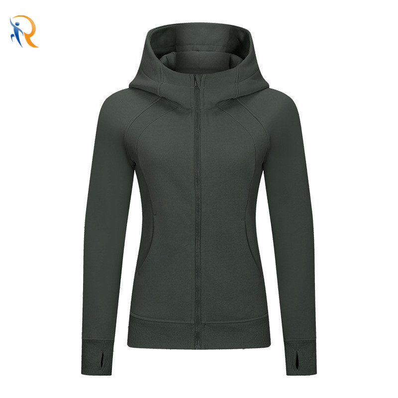 product-Ruiteng-Womens Thick Warm Hooded Sports Jacket Casual Wear Yoga Training Fitness Jacket-img