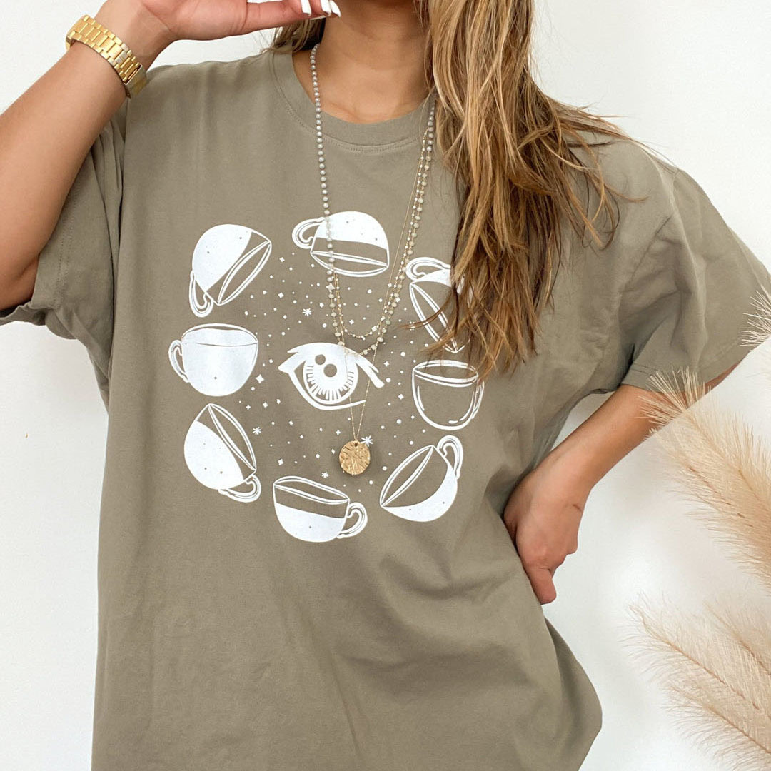 product-Womens Summer Loose Pullover Style Street Print Short Sleeve Round Neck T-Shirt-Ruiteng-img