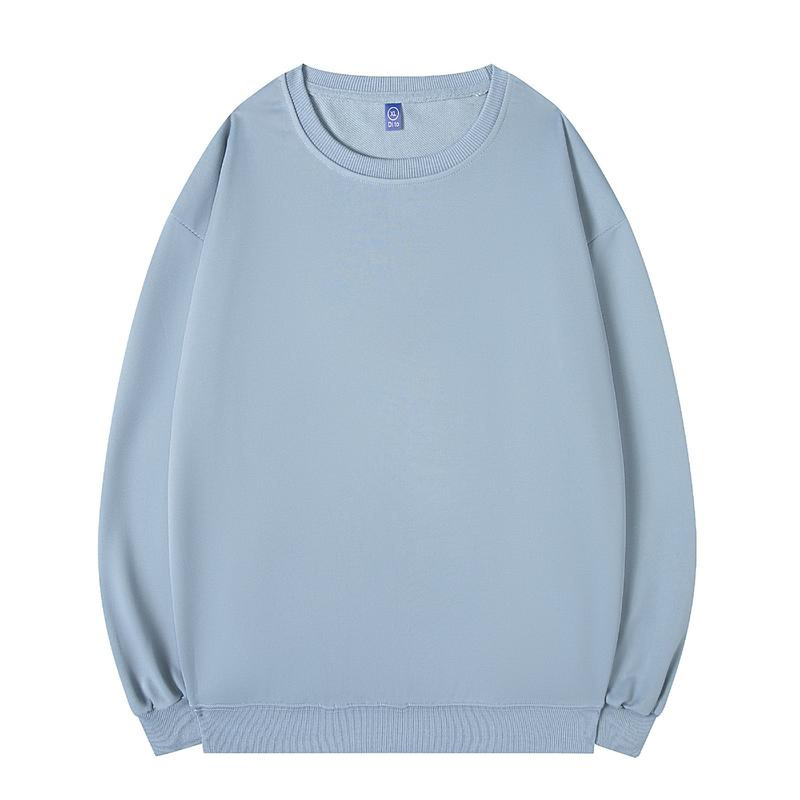 product-Womens Custom Logo Rib Neck Sweater Solid Color Sweatshirt-Ruiteng-img