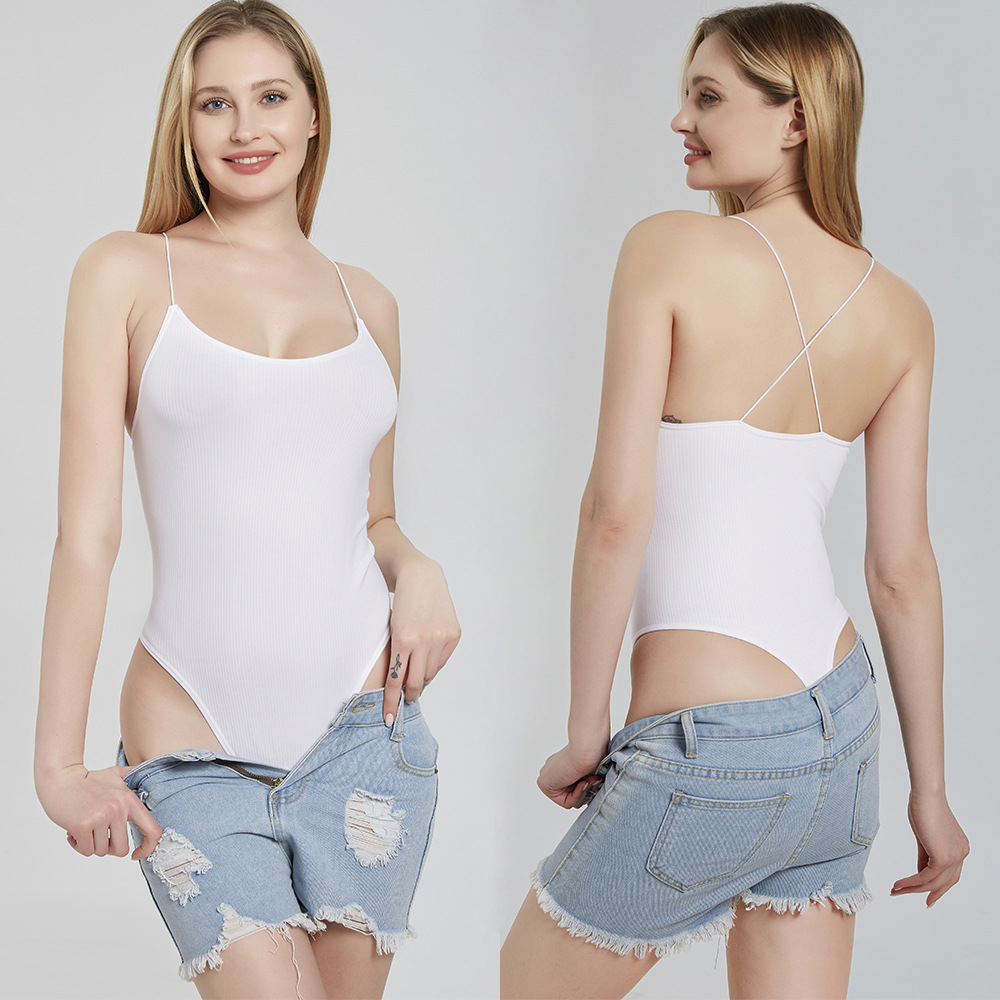 product-Womens Ribbed Material Bodyshaping Comfort Bodyshuit-Ruiteng-img