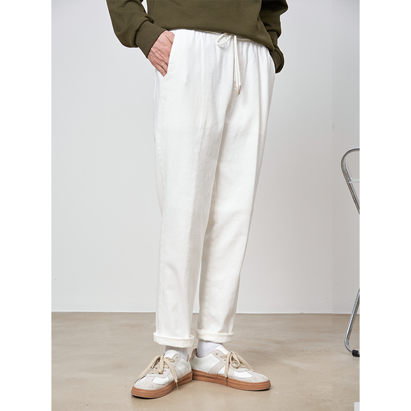 product-Ruiteng-Mens Woven Pants Casual Cotton pant Straight Mens Pants-img