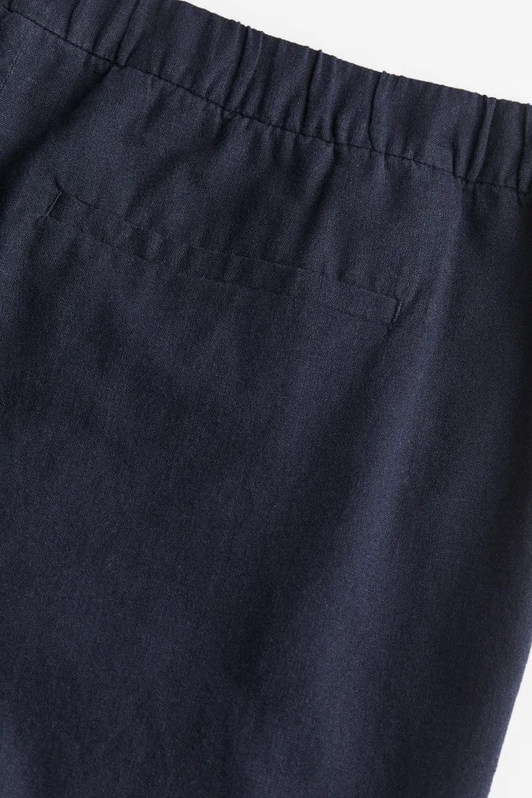 product-Mens Summer Casual Pants Linen Blend Pants-Ruiteng-img