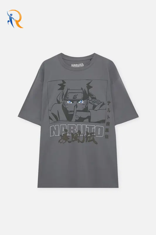 Men's Anime Thine Print T-shirt