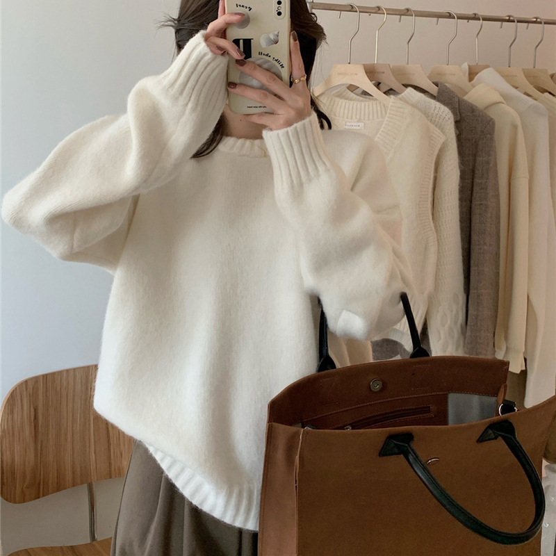 product-Ruiteng-Womens Solid Color Fashion Style Knit Sweater-img