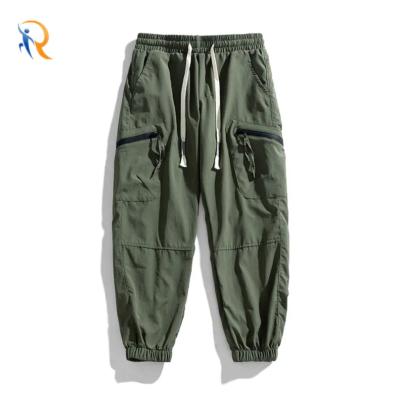 Autumn Overalls Solid Color Men's Pants Youth Fashion Sports Pants Casual Pants Wholesale