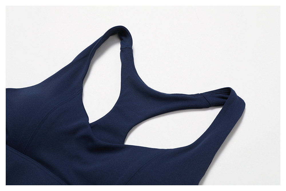 product-Sexy Strap Back Womens Nude Feel Anti Vibration Yoga Gymwear Sport Bra-Ruiteng-img
