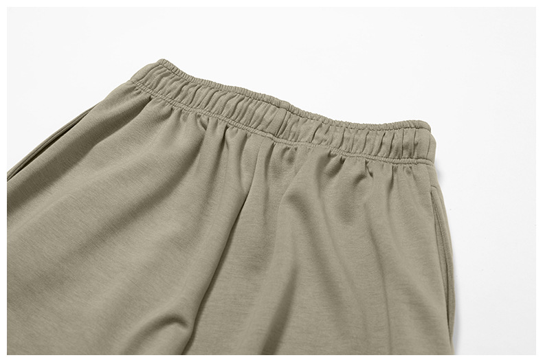 product-Ruiteng-Womens Wholesale Straight Wide Leg Sweatpants Althletic Cuffed Pants-img